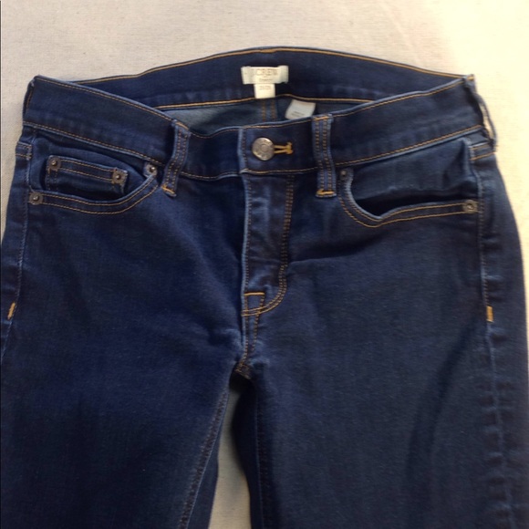 NWOT J Crew Stretch Straight Leg Denim Jean 25" - Picture 4 of 7